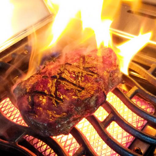 Steak auf der Sizzle Zone