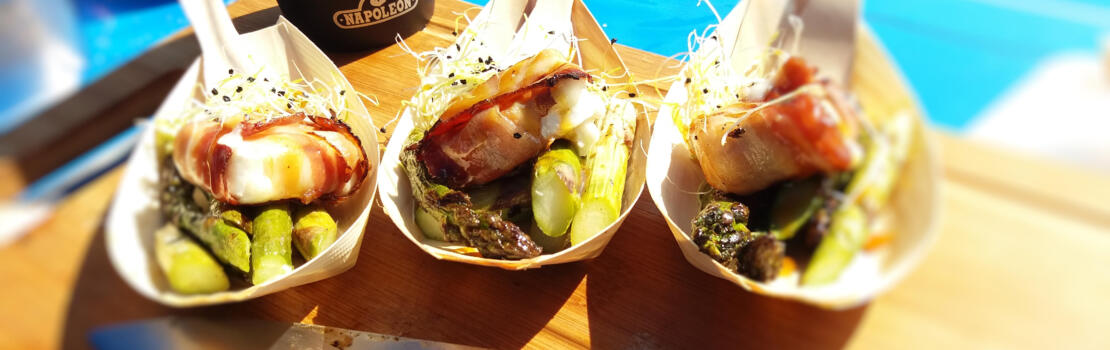 Ziegenkäse-Bacon-grüner-Spargel