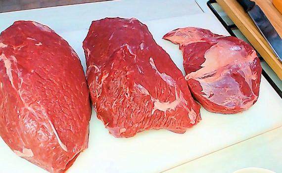 Teilstücke Rindernuss