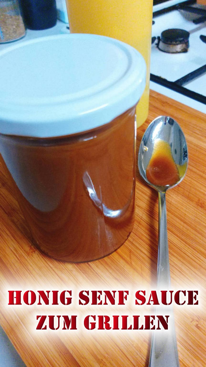 Honig Senf Sauce, fürs Grillen oder Fondue MeatWant