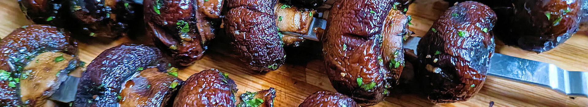Champignons vom Grill