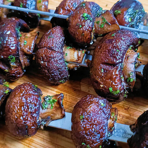 Champignons vom Grill