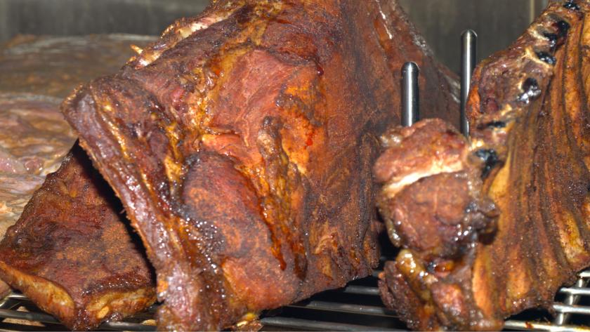 Spareribs im Rauch